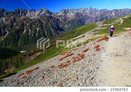 登山者去蝴蝶山脊線和矛·霍達卡山 25968763