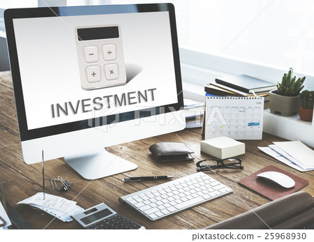 Calculator Financial Accounting Investment Graphic Concept 25968930