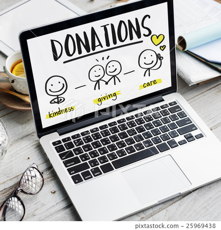 Charity Donations Fundraising Nonprofit Volunteer Concept 25969438