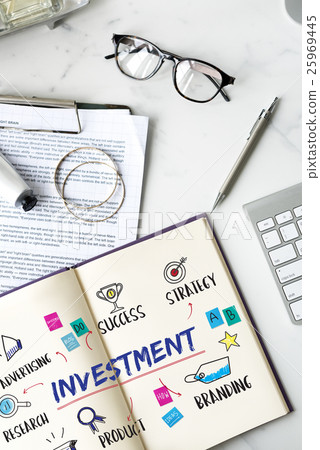 Investment Business Goal Plan Diagram Concept 25969445