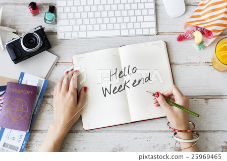 Be Happy Fun Weekends Concept Be Happy Fun Weekends Concept 25969465