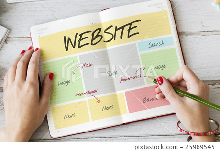 Website Content Web Design Concept Website Content Web Design Concept 25969545