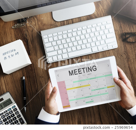 Calendar Agenda Event Meeting Reminder Schedule Graphic Concept 25969654