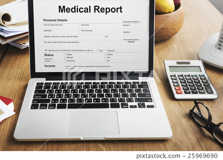 Medical Report Record Form History Patient Concept 25969690