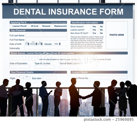 Dental Insurance Form Dentist Concept Dental Insurance Form Dentist Concept 25969895