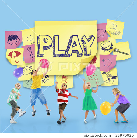 Play Joyful Enjoyment Playful Imagination Dreams Concept Play Joyful Enjoyment Playful Imagination Dreams Concept 25970020