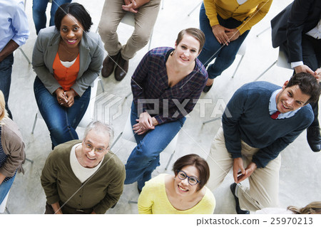 People Conference Seminar Convention Smiling Audience Concept People Conference Seminar Convention Smiling Audience Concept 25970213