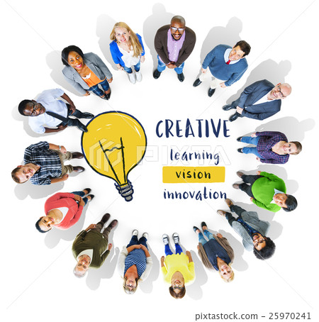 Creative Think Invention Inspiration Concept 25970241