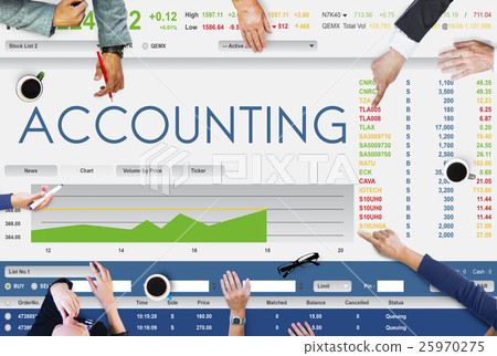 Stock Exchange Trading Forex Finance Graphic Concept 25970275