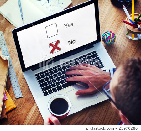 Yes No Answer Questionnaire Concept Yes No Answer Questionnaire Concept 25970286