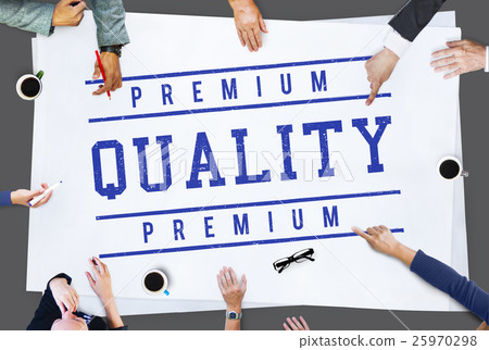 Premium Quality Standard Value Worth Graphic Concept Premium Quality Standard Value Worth Graphic Concept 25970298