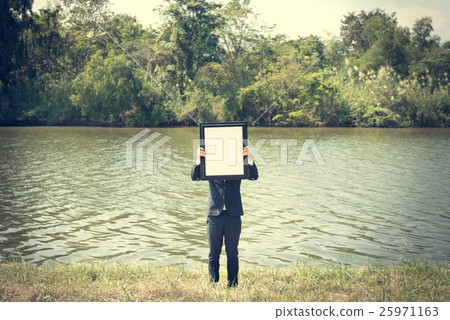 Businessman Aspiration Strategy Planning Vision Concept 25971163