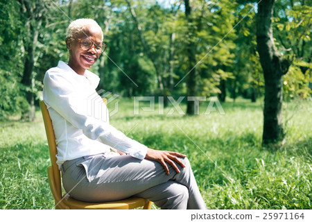 Businesswoman African Descent Management Concept 25971164