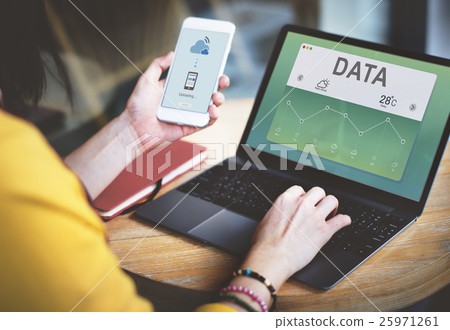 Weather Report Data Meteorology Concept Weather Report Data Meteorology Concept 25971261