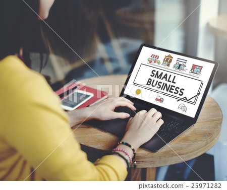 Small Business Strategy Marketing Enterprise Concept Small Business Strategy Marketing Enterprise Concept 25971282