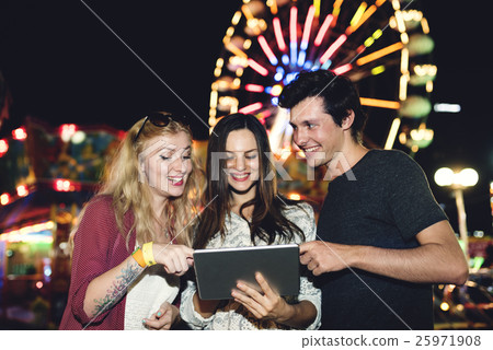 Amusement Leisure Funny Happiness Enjoyment Concept Amusement Leisure Funny Happiness Enjoyment Concept 25971908