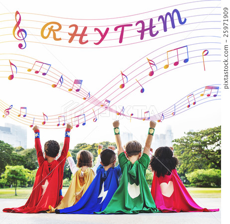 Music Notes Entertainment Melody Listening Concept 25971909