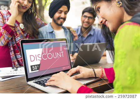 Gift Card Voucher Coupon Graphic Concept 25972087