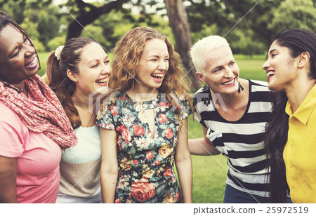 Group of Women Socialize Teamwork Happiness Concept 25972519