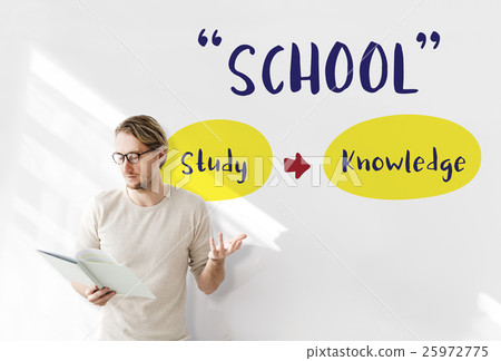 Literacy Skills School Wisdom Concept Literacy Skills School Wisdom Concept 25972775