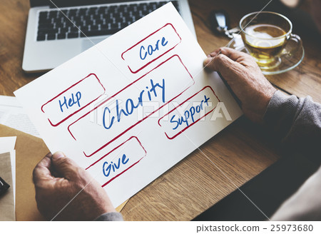Community Donations Fundraising Volunteer Concept Community Donations Fundraising Volunteer Concept 25973680