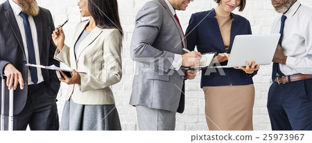 Business Team Working Research Planning Concept Business Team Working Research Planning Concept 25973967