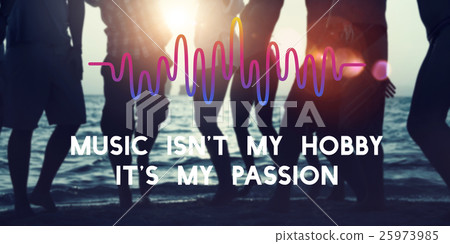 Music Waves Audio Lifestyle Concept 25973985