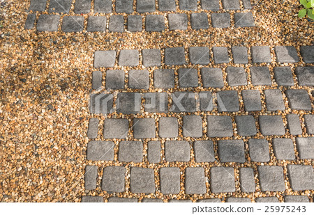 Texture or pattern of many stone walkway. Texture or pattern of many stone walkway. 25975243