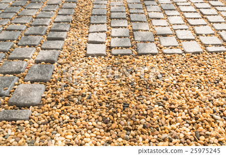 Texture or pattern of many stone walkway. Texture or pattern of many stone walkway. 25975245