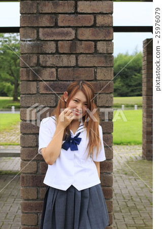 學校女孩高中校服 25976079