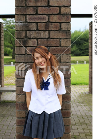 學校女孩高中校服 25976080