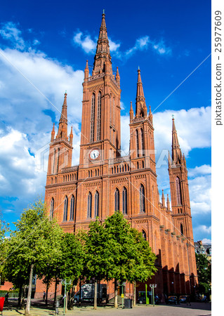 The Market church in Wiesbaden, Germany 25977609