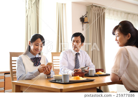 Rebellious child and parents Rebellious child and parents 25977886