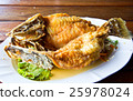 Traditional Thai food, Deep fried ffish 25978024
