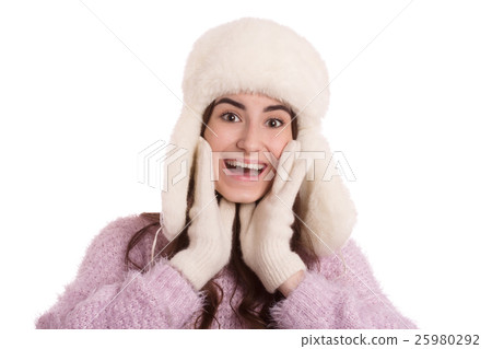 fun girl screaming 25980292