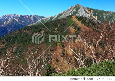 Dake kamba of Futanobori and fallen leaves Dake kamba of Futanobori and fallen leaves 25980449