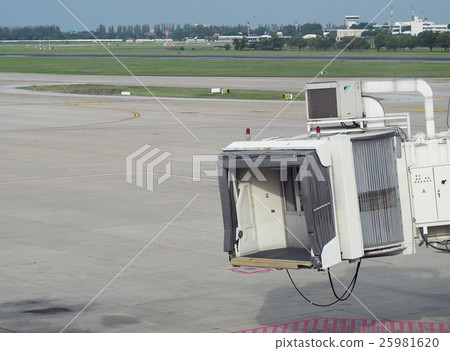air plane gate way view from airport building air plane gate way view from airport building 25981620
