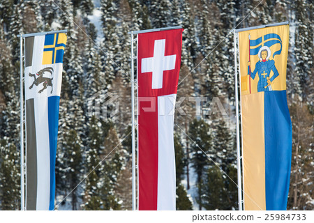 Swiss flag graubunden Swiss flag graubunden 25984733