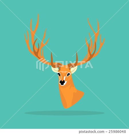 Deer antler icon Deer antler icon 25986048