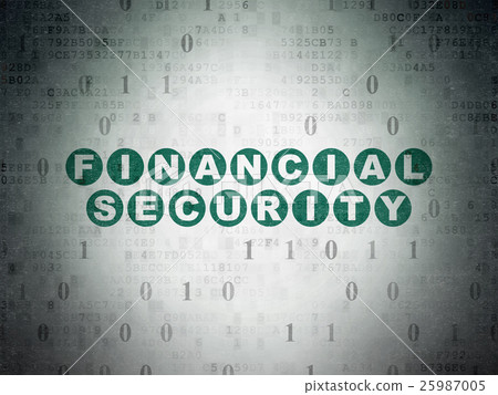 Privacy concept: Financial Security on Digital 25987005