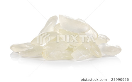 Palm Seed on white background 25990936
