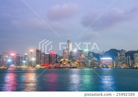 Hong Kong city, view from Victoria Harbour Hong Kong city, view from Victoria Harbour 25992389