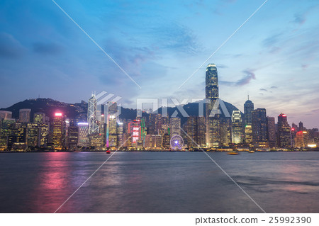 Hong Kong city, view from Victoria Harbour Hong Kong city, view from Victoria Harbour 25992390