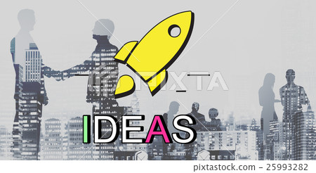 Innovation Launch Successful New Start Graphic Concept 25993282