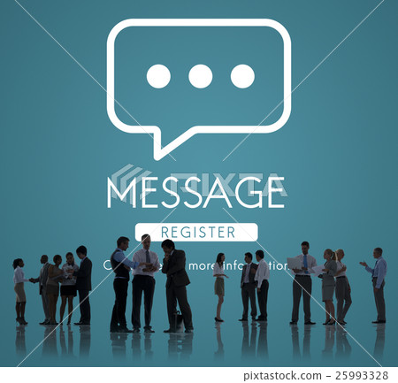 Message Communication Online Conversation Concept Message Communication Online Conversation Concept 25993328