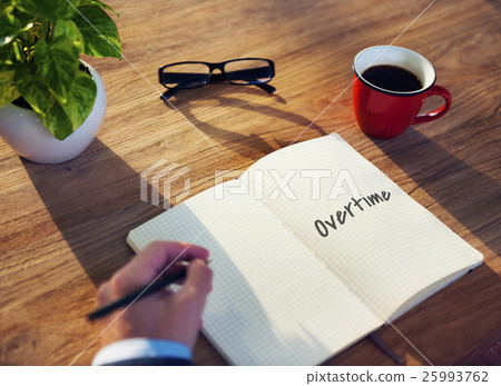 Overtime Find New Job Concept 25993762