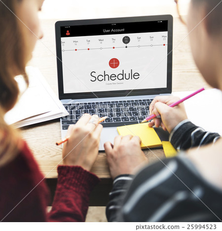 Schedule Time Management Planner Concept Schedule Time Management Planner Concept 25994523