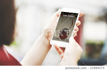 Live Stream Video Multimedia Concept Live Stream Video Multimedia Concept 25994573