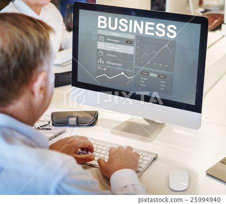 Business Chart Work Analysis Concept 25994940