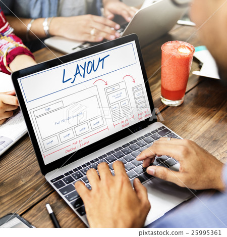 Web Layout Content Coding Template Data Design Concept Web Layout Content Coding Template Data Design Concept 25995361
